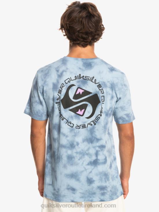 Men Quiksilver Omni Circle T-Shirt N02TD1070 celestial blue