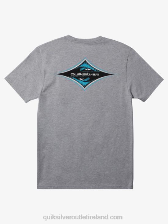 Men Quiksilver Omni Diamond T-Shirt N02TD170 athletic heather