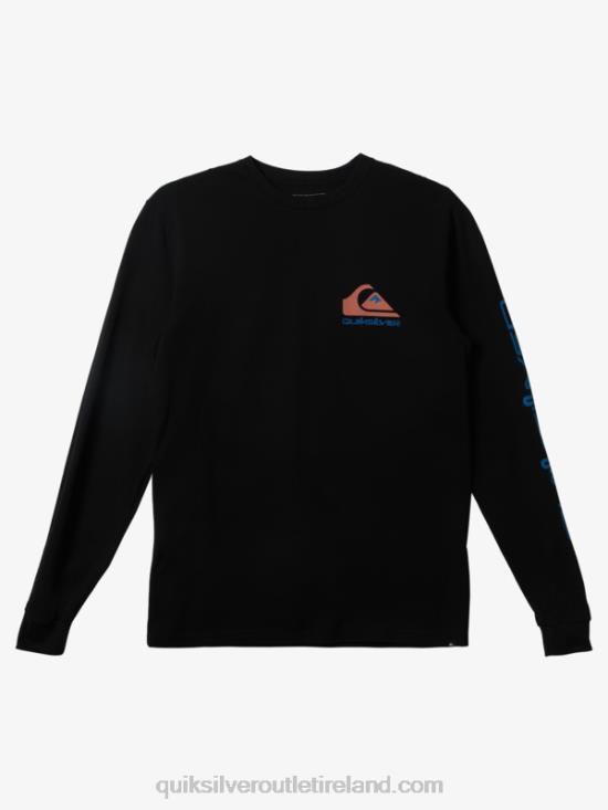 Men Quiksilver Omni Logo T-shirt N02TD296 black