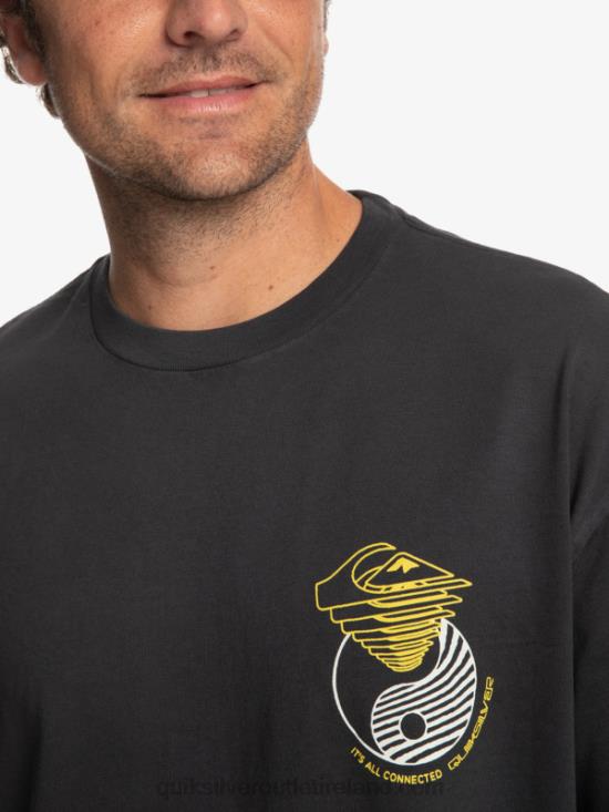 Men Quiksilver Out There T-Shirt N02TD1167 black
