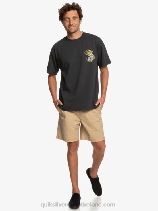 Men Quiksilver Out There T-Shirt N02TD1167 black