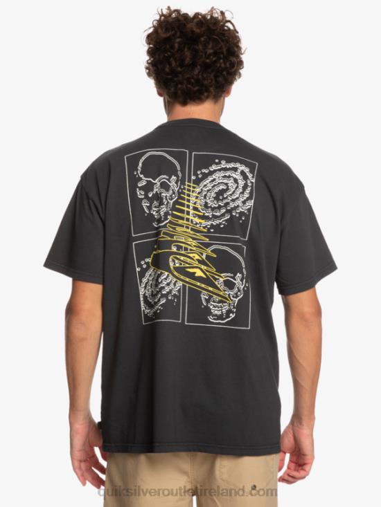 Men Quiksilver Out There T-Shirt N02TD1167 black