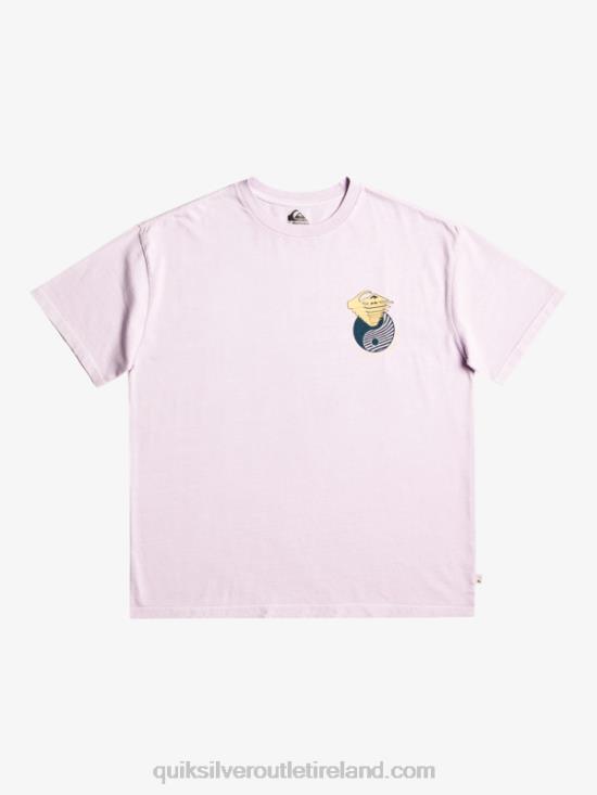 Men Quiksilver Out There T-Shirt N02TD1168 pastel lilac