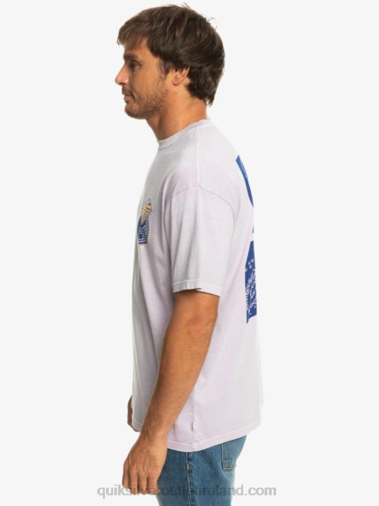 Men Quiksilver Out There T-Shirt N02TD1168 pastel lilac