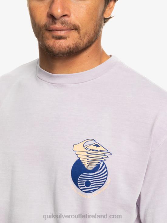 Men Quiksilver Out There T-Shirt N02TD1168 pastel lilac