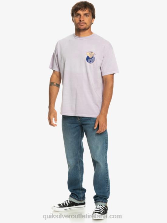 Men Quiksilver Out There T-Shirt N02TD1168 pastel lilac