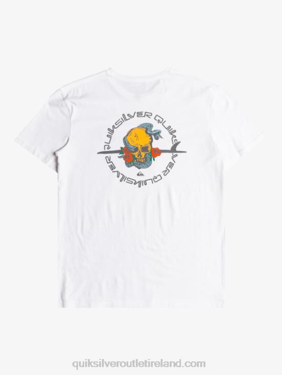 Men Quiksilver Outta Road - T-Shirt N02TD1819 white