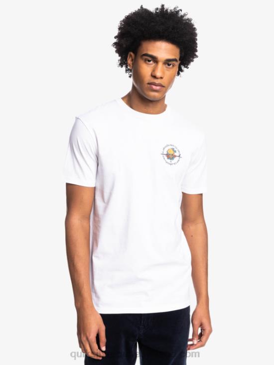 Men Quiksilver Outta Road - T-Shirt N02TD1819 white