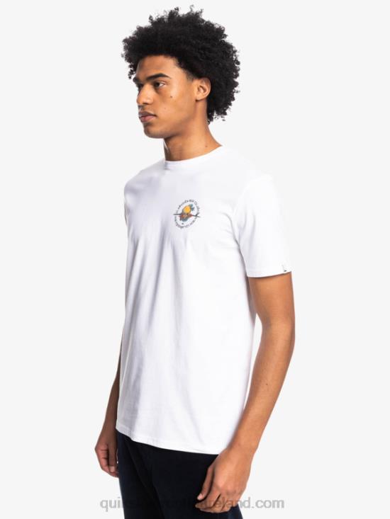 Men Quiksilver Outta Road - T-Shirt N02TD1819 white
