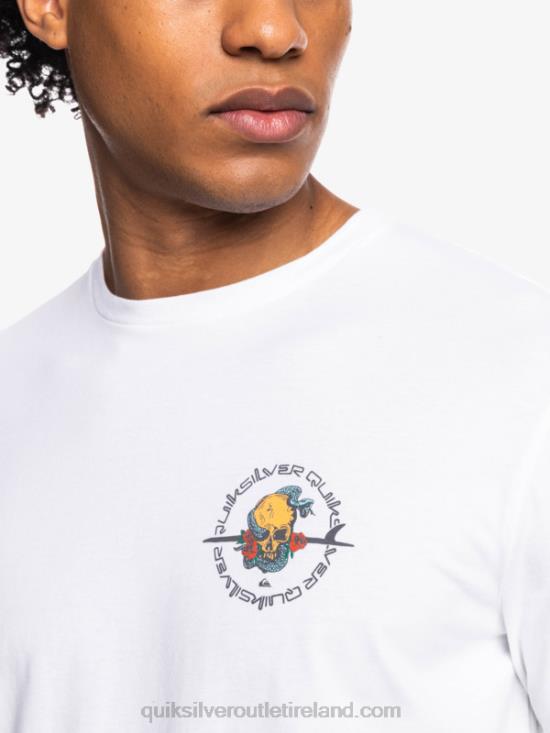 Men Quiksilver Outta Road - T-Shirt N02TD1819 white