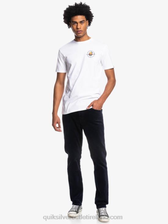 Men Quiksilver Outta Road - T-Shirt N02TD1819 white