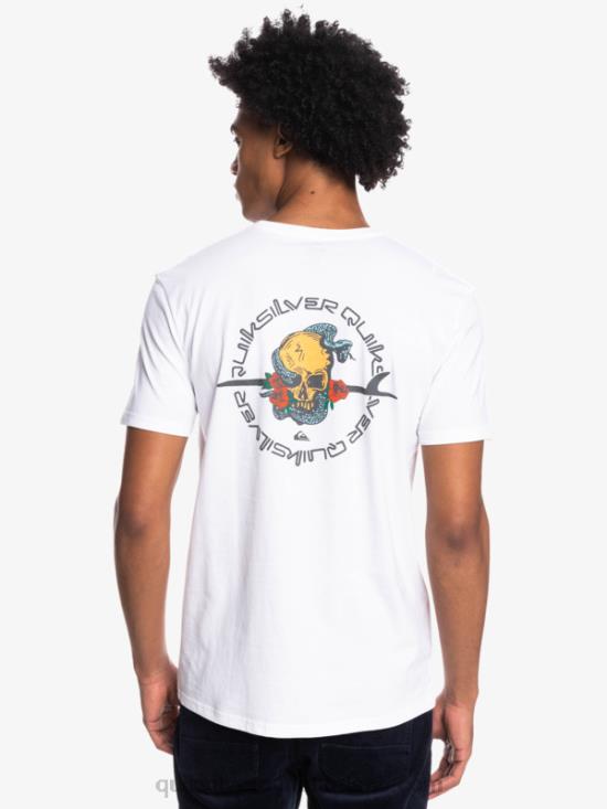 Men Quiksilver Outta Road - T-Shirt N02TD1819 white