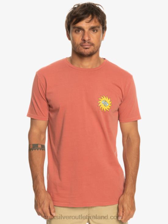 Men Quiksilver Planet Positive T-Shirt N02TD1339 marsala