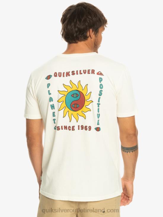 Men Quiksilver Planet Positive T-Shirt N02TD1340 birch