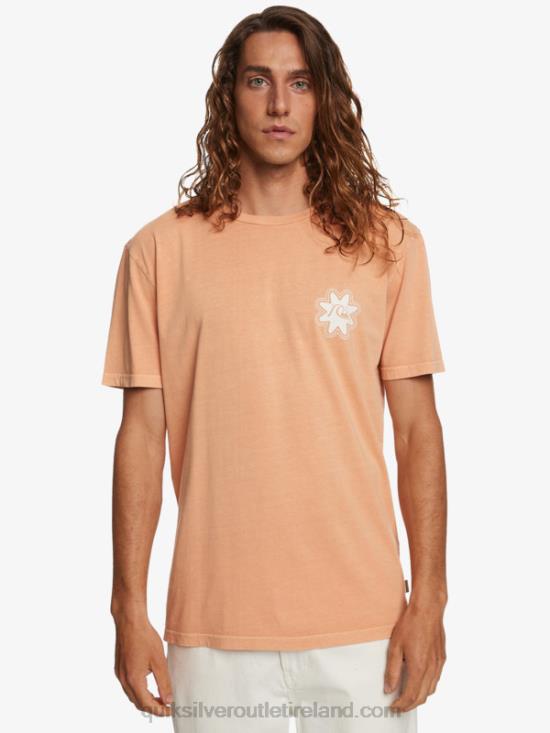 Men Quiksilver Psyched T-Shirt N02TD754 copper tan