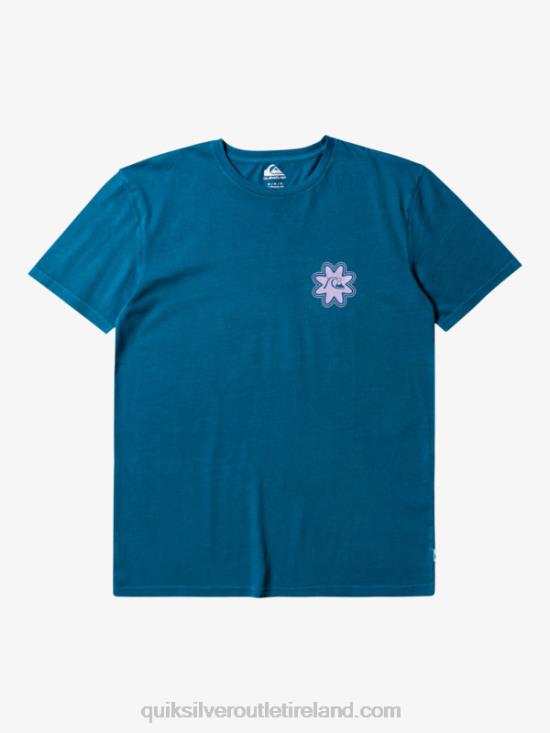 Men Quiksilver Psyched T-Shirt N02TD755 moroccan blue