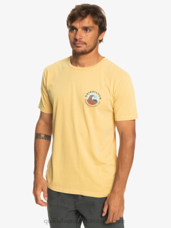 Men Quiksilver QS Bubble Stamp T-Shirt N02TD1157 wheat