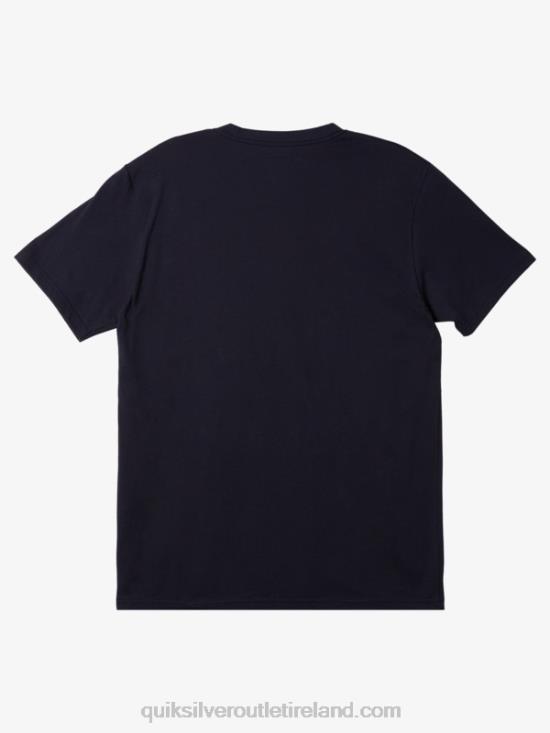 Men Quiksilver Rain Check T-Shirt N02TD508 navy blazer