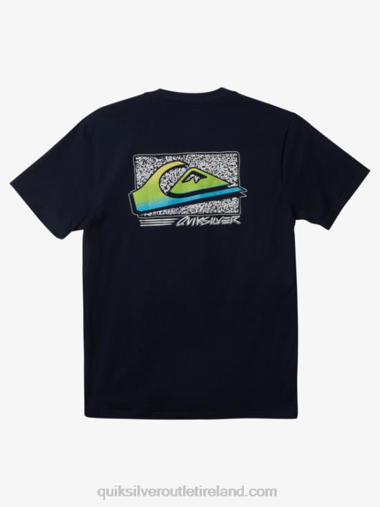 Men Quiksilver Retro Fade T-shirt N02TD1109 navy blazer