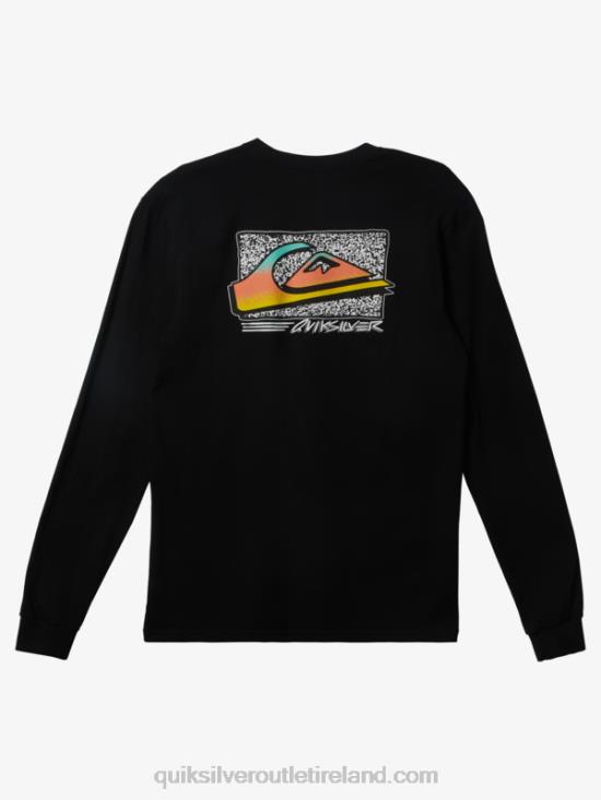 Men Quiksilver Retro Fade T-shirt N02TD1213 black