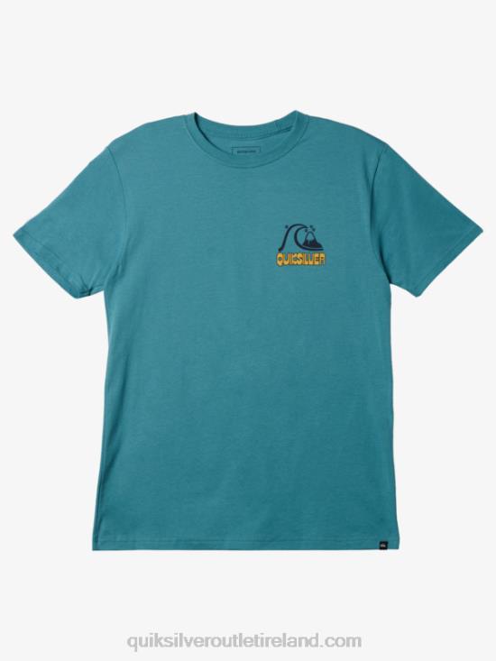 Men Quiksilver Rise & Shine T-shirt N02TD1117 brittany blue