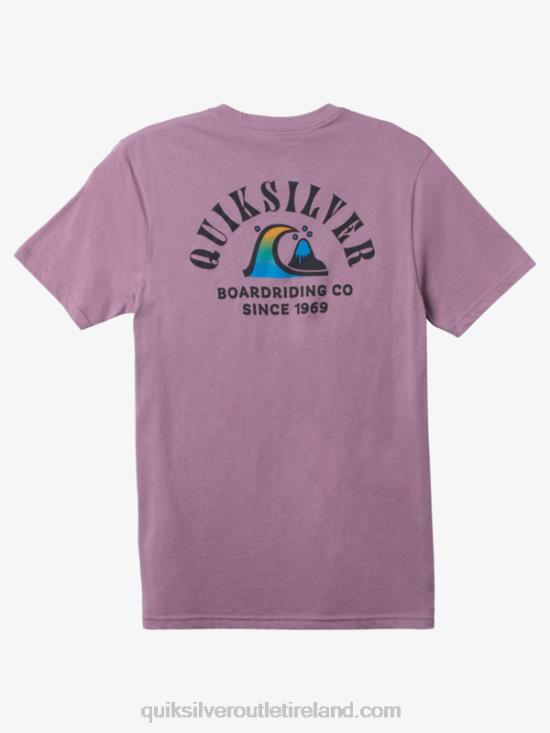 Men Quiksilver River Bend T-Shirt N02TD1516 dusty orchid