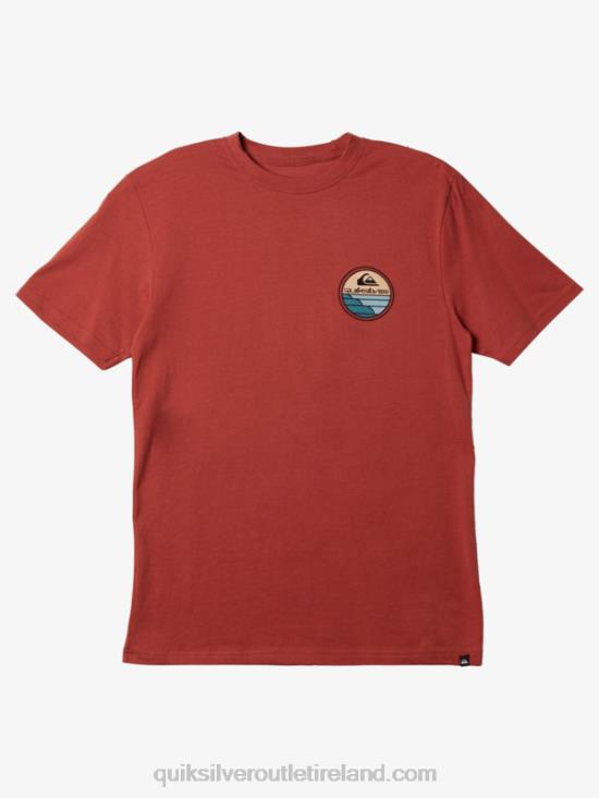 Men Quiksilver Scenic Journey T-shirt N02TD1145 marsala