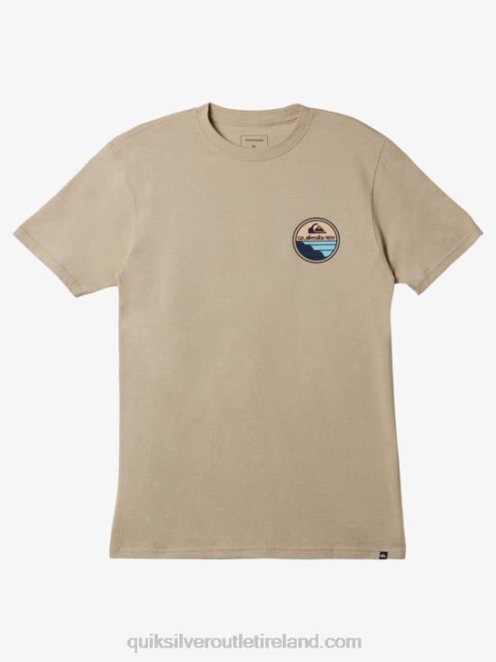Men Quiksilver Scenic Journey T-shirt N02TD1146 plaza taupe