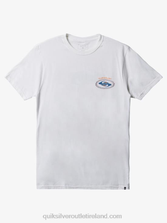 Men Quiksilver Second Skin T-Shirt N02TD1152 white