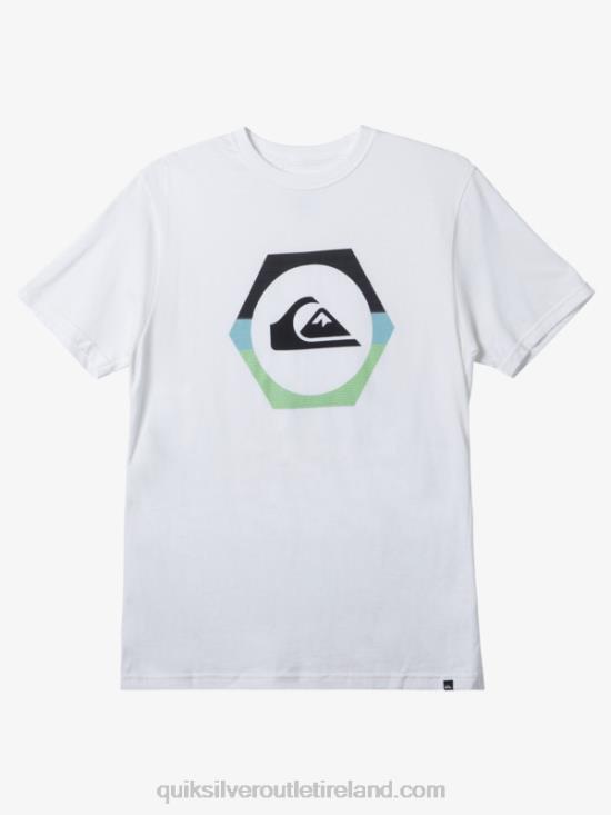 Men Quiksilver Shapeshifter T-Shirt N02TD227 white
