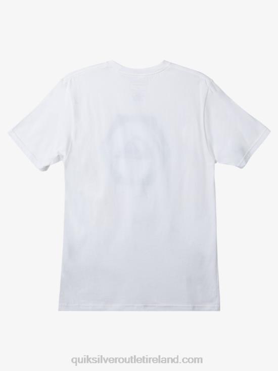 Men Quiksilver Shapeshifter T-Shirt N02TD227 white