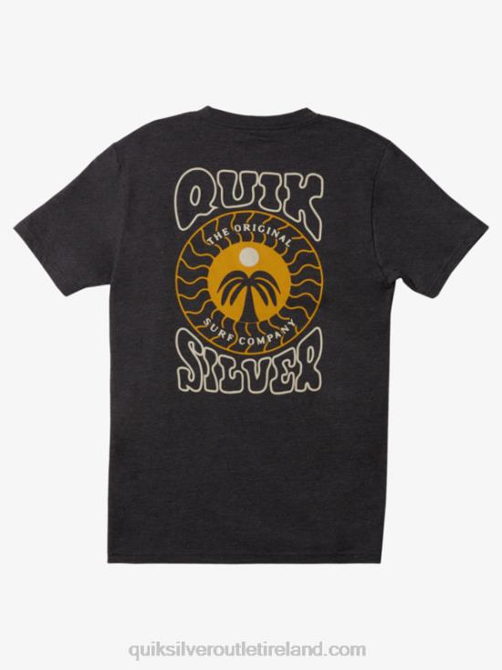 Men Quiksilver Stamped T-Shirt N02TD411 charcoal heather