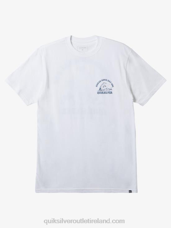 Men Quiksilver Stoked Since Day One T-Shirt N02TD230 white