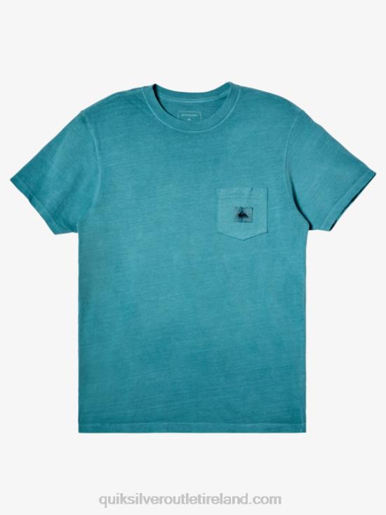Men Quiksilver Sub Mission T-Shirt N02TD1042 brittany blue