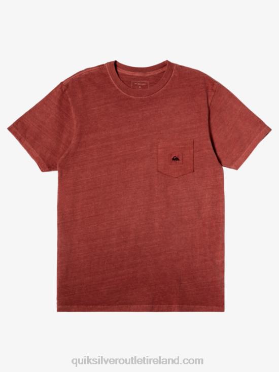 Men Quiksilver Sub Mission T-Shirt N02TD1043 marsala
