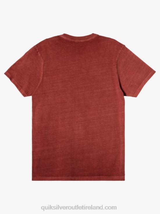 Men Quiksilver Sub Mission T-Shirt N02TD1043 marsala