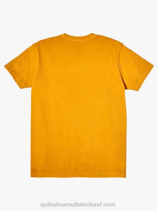 Men Quiksilver Sub Mission T-Shirt N02TD1045 bright gold