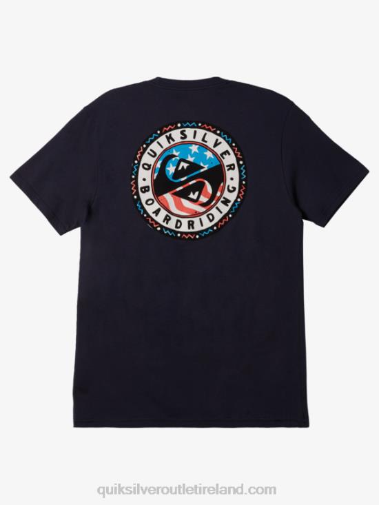 Men Quiksilver Summer Fun T-Shirt N02TD468 navy blazer