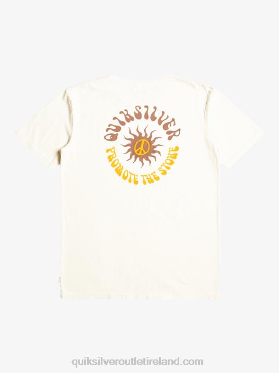 Men Quiksilver Sun Bloom T-Shirt N02TD1020 birch