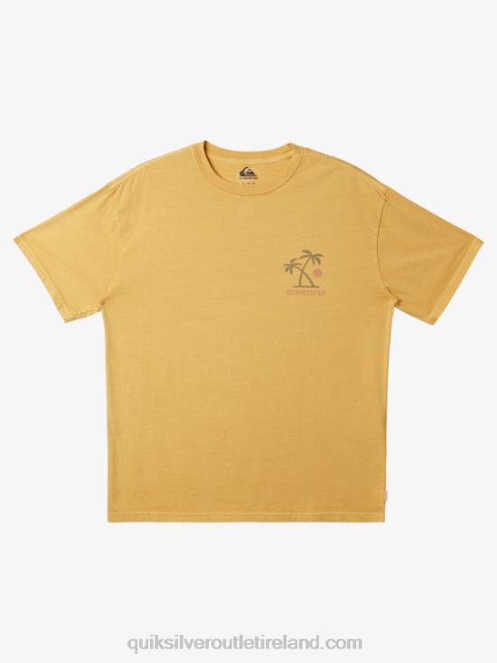 Men Quiksilver Sunset Rituals T-Shirt N02TD390 yolk yellow