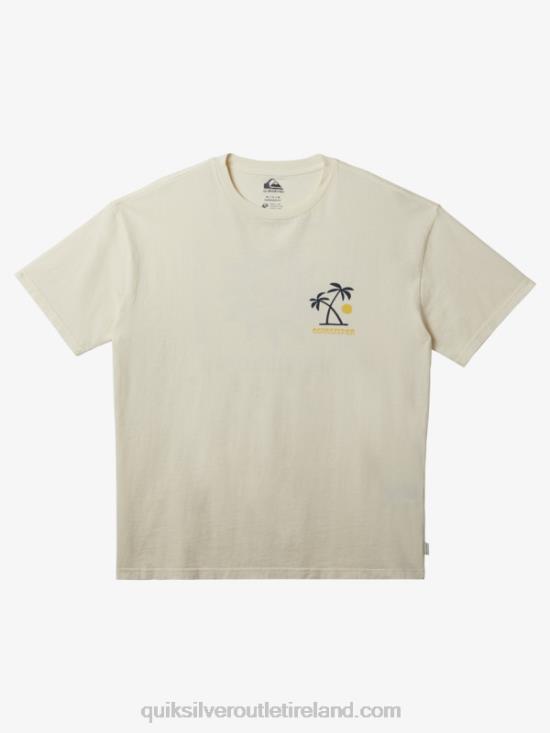 Men Quiksilver Sunset Rituals T-Shirt N02TD391 birch
