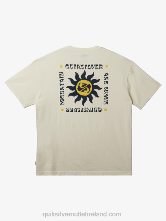 Men Quiksilver Sunset Rituals T-Shirt N02TD391 birch