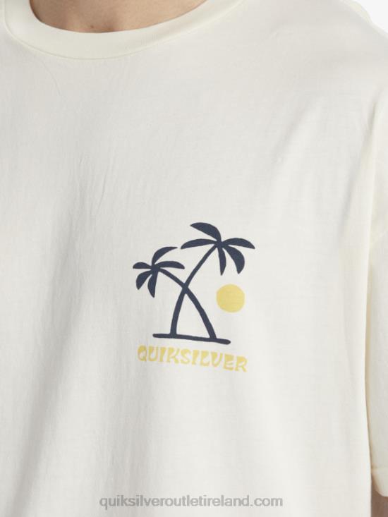 Men Quiksilver Sunset Rituals T-Shirt N02TD391 birch