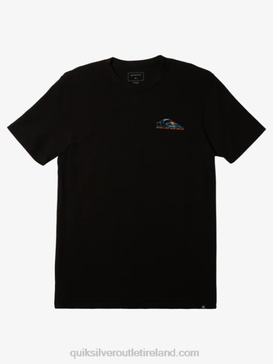 Men Quiksilver T-Shirt N02TD575 black