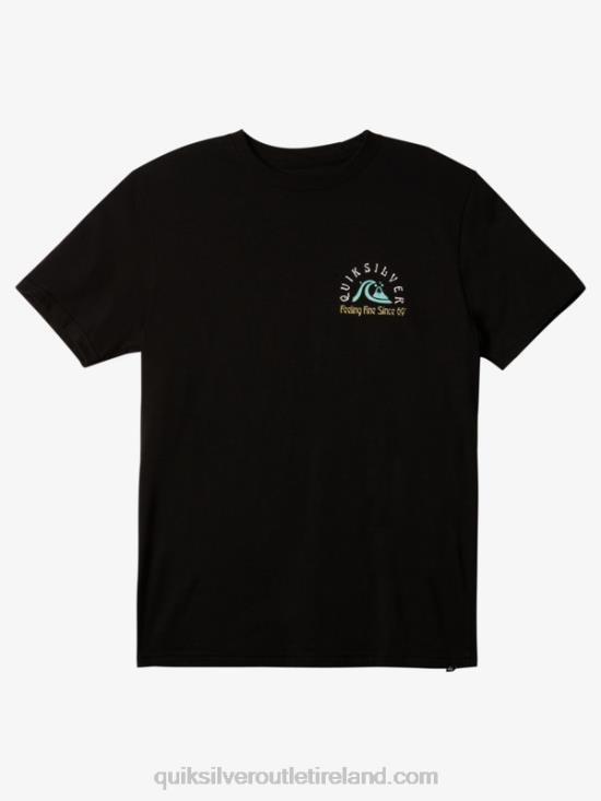 Men Quiksilver The Original Barrel T-shirt N02TD1172 black