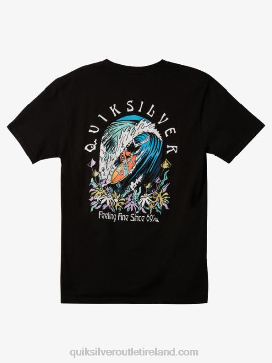 Men Quiksilver The Original Barrel T-shirt N02TD1172 black