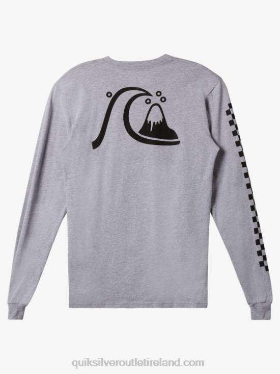 Men Quiksilver The Original Ls T-shirt N02TD1000 athletic heather