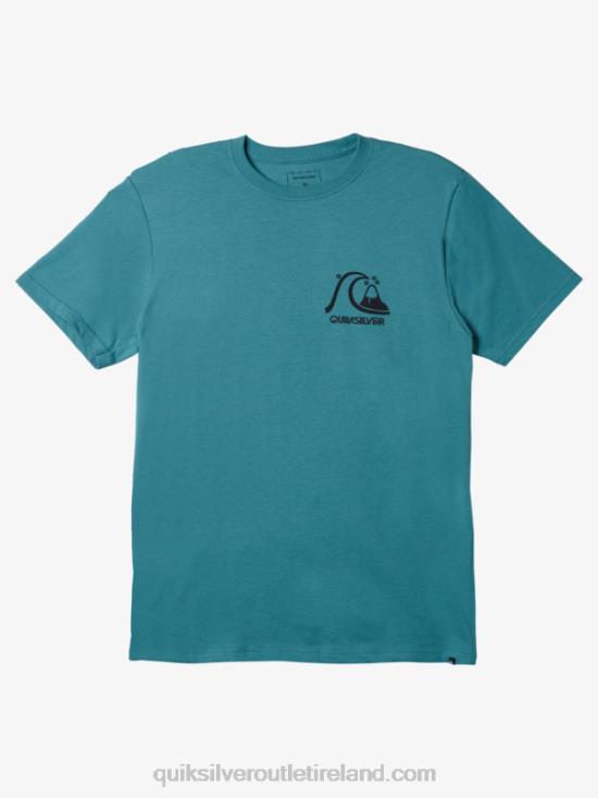 Men Quiksilver The Original T-shirt N02TD1068 brittany blue