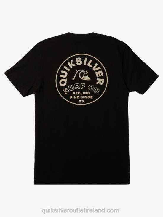 Men Quiksilver Timeless Spin T-Shirt N02TD106 black