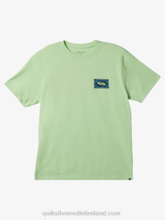 Men Quiksilver Vibing T-Shirt N02TD178 paradise green